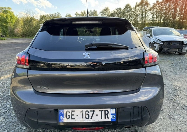 Peugeot 208 cena 34900 przebieg: 60549, rok produkcji 2022 z Głubczyce małe 631